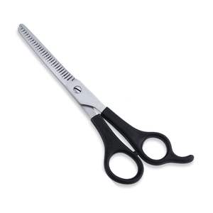 Tijeras de Corte de Pelo Profesionales Modernas con Mango Negro, Tijeras de Barbero de Acero Inoxidable con Hoja Afilada, Herramienta de Peluquería - Product Image 5