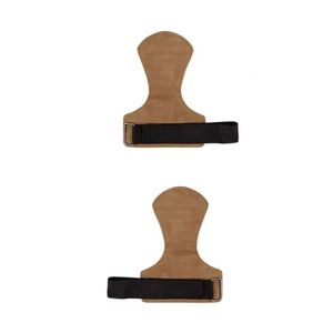 Protector de Palma de Cuero con Gancho para un Solo Dedo, Antideslizante, Duradero, de Fibra de Carbono, para Ejercicios y Entrenamiento, Personalizable OEM - Product Image 2