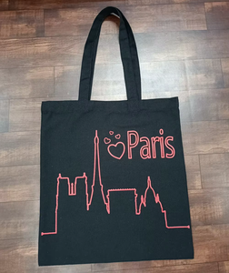 Bolsa de Lona Plegable Pinnacle Bharat, Diseño Artístico Urbano, Cierre con Cremallera, Tamaño Mediano, para Viajes, Compras y Regalos - Product Image 3