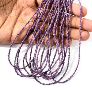 Perles de diamant violet brut non taillées et lisses, 4x3 à 6x4 mm, perles de diamant naturelles sans conflit, brin de 16 pouces pour la fabrication de bijoux - Product Image 4