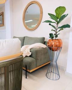 Luxury Teak Wood <b>Sofa</b> Set with Rope Lounge Chairs and Round Coffee <b>Table</b> for Hotel Villa Living Room Furniture - Product Image 3