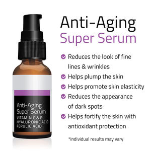 Sérum Liquide <span class=keywords><strong>Super</strong></span> Concentré 30ml à Marque Blanche Acide Hyaluronique Vitamine C Anti-Âge Éclaircissant Hydratant Revitalisant Raffermissant Corps - Product Image 2