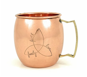 Mug à bière réutilisable en cuivre 1005 avec poignée en laiton, compatible lave-vaisselle, personnalisable, mugs de voyage vintage en cuivre pour les fêtes et la consommation. - Product Image 6