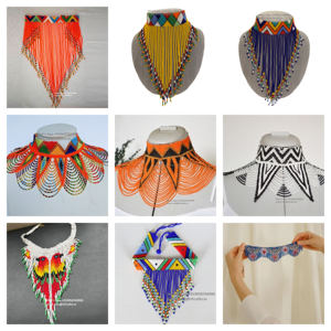 Sombrero con cuentas de vaquero occidental de alta calidad, estilo Rodeo, multicolor, hecho a mano, negro, gris, joyería de rfcrafts - Product Image 5