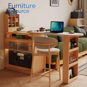 Elegante y moderno gabinete de Bar de madera, almacenamiento duradero y elegante para bebidas diarias, entretenimiento en el hogar, muebles calificados de Vietnam - Product Image 3