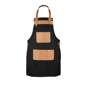 Custom polyester kitchen <b>apron</b> with durable stitching waist fit and button closure for chefs restaurant and outdoor <b>work</b> - Product Image 6