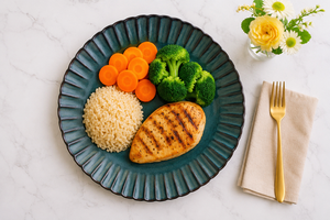 Modern <b>Ceramic</b> Dinner <b>Plate</b> Round Flat Glazed Dark Green Dishwasher Safe Dishes & <b>Plates</b> High Selling At Compitative Price - Product Image 4