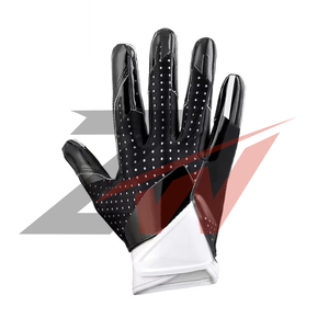 Lightweight Durable American Football Receivers Gloves <b>Sticky</b> Grip Silicone Youth Football Receiver Gloves for Kids Training - Product Image 2