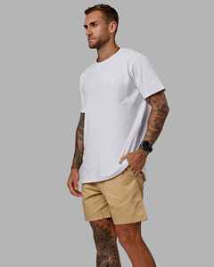 Shorts Bermuda pour Homme en Polyester Tissé, Couleur Unie Kaki, Séchage Rapide, Taille à Cordon, Style Décontracté, Taille Mi-Haute, OEM - Product Image 2