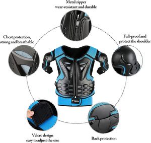 Chaqueta de Motocicleta Transpirable con Protección para Pecho, Espalda y Hombros, Chaleco de Motocross - Product Image 3