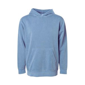 Sudadera con Capucha Juvenil, Elegante, de Peso Medio, 100% Algodón, Estilo Casual de Invierno, Diseño Sólido con Bordado, Suave, Cómoda y Duradera, Teñida con Pigmentos - Product Image 6