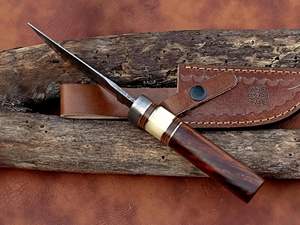 Cuchillo Viking Heritage Skinner, Fabricado con Acero de Alta Calidad, Acero de Damasco para Caza, Camping y Trabajo de Campo - Product Image 6