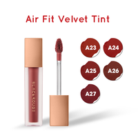 BLACK ROUGE Rouge à lèvres coréen de luxe Air Fit Velvet Tint 5 A26 Winter Moon, fini mat, longue tenue, haute pigmentation, léger