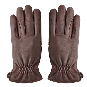 Gants de conduite pour homme en cuir souple de qualité supérieure, coupe basse, compatibles écran tactile, pour une utilisation extérieure et un usage quotidien élégant - Product Image 5