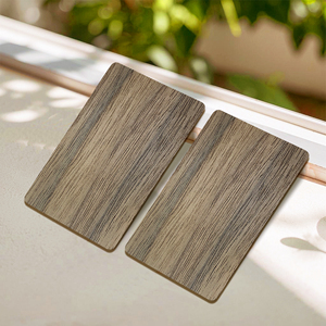 Nfc व्यापार कार्ड बनाया अखरोट लकड़ी होटल अनुकूलन छोटी मात्रा में सतह उत्कीर्णन यूव प्रिंटिंग - Product Image 5