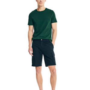 Nouveauté T-shirt d'été respirant pour homme, couleur unie de haute qualité, vêtement tricoté à manches courtes, tenue décontractée - Product Image 3
