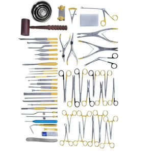 Ensemble d'instruments chirurgicaux pour rhinoplastie, 53 pièces, outils de chirurgie générale, certifiés CE, fonctionnement manuel, équipement ORL pour rhinoplastie FESS - Product Image 5