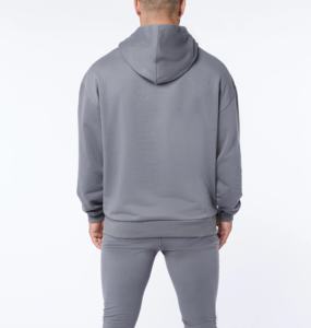 Sudadera con Capucha Unisex de Alta Calidad, 100% Algodón, Lisa, al por Mayor, con Logotipo Personalizado Bordado, Color Sólido, Negro - Product Image 6