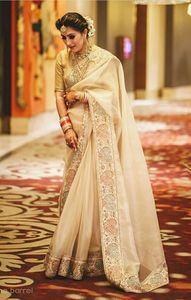 Sari pour femme, tenue ethnique élégante, vêtement traditionnel indien drapé, tissu doux, motif imprimé magnifique, pour mariage - Product Image 4