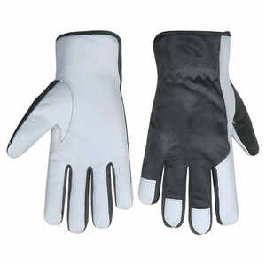 New Trending Best Quality Leather Soft Durable Breathable Anti-Slip <b>Driver</b> <b>Gloves</b> Outdoor Construction Working Safety <b>Gloves</b> - Product Image 2
