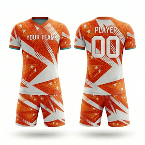 Maillots de football personnalisés pour hommes et jeunes, ensembles d'uniformes de football à séchage rapide et respirants, kit d'entraînement avec impression de logo, très demandés - Product Image 6