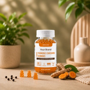 Gomitas de Cúrcuma con Curcumina de Marca Privada OEM para el Apoyo de las Articulaciones y la Inmunidad - Product Image 1