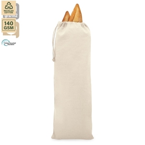 Bolsa de Algodón Reciclado de 225 GSM con Cordón, para Regalos y Almacenamiento, 21x56 cm, Plana, con Logotipo Personalizado, Venta al Por Mayor, OEM, Marca Privada, Modelo ANKJ024-R - Product Image 2