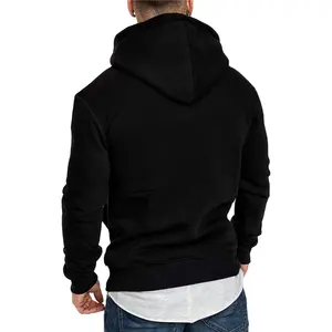 2023 nice looking Hoodies Set Sweatshirt 50% Cotton 50% Polyester Long Sleeve Printed Oversize Pullover Hoodies Wholesale Black