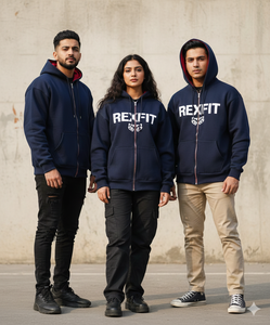 Fabricant de sweats à capuche à fermeture éclair avec impression de logo personnalisé, répondant aux exigences les plus exigeantes des clients, sweats à capuche et sweat-shirts pour hommes très demandés - Product Image 1