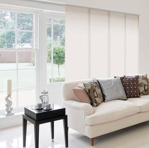 High Quality Customizable Sliding Panel Blinds Fabric Blinds Blackout Sheer Decorative Screen Printed eco friendly - Product Image 4