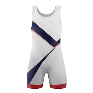 Singlet de Lucha Libre Personalizado al por Mayor, Singlet de Lucha Libre Clásico de Secado Rápido y Económico, Singlet de Levantamiento de Pesas - Product Image 1