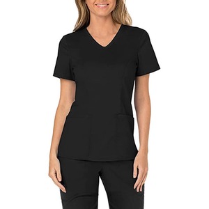 2026 High Quality Scrub <b>Sets</b> for Hospital <b>Doctors</b> and Nurses Unisex Elastic Scrub Uniform Tops - Product Image 3