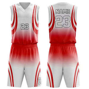 Unisex Basketball Jersey Sleeveless V-Neck Blue <b>White</b> Gradient Sublimated Moisture Wicking Regular Fit Adult All Seasons - Product Image 4