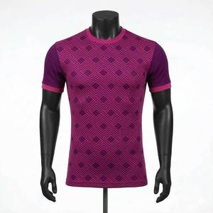T-shirt de sport en toile 100% coton imprimé avec logo personnalisé, pour hommes, coupe classique, manches courtes, séchage rapide - Product Image 1