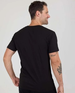เสื้อยืดคอกลมทรงปกติ ผ้าฝ้าย 100% หนัก 260GSM เนื้อนุ่ม ระบายอากาศได้ดี ไซส์ใหญ่พิเศษ มีกระเป๋า สำหรับผู้ชาย - Product Image 5