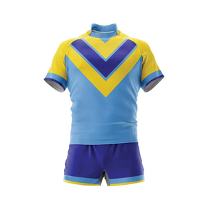 Premium Quality Custom Made Rugby Uniform Sets Breathable <b>Windproof</b> Moisture Wicking 100% Polyester Custom Team Wholesale Price - Product Image 6