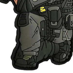 Factory Customized Tactical Uniform Rubber PVC <b>Patches</b> Eco-Friendly <b>Sew</b>-<b>On</b> Custom Logo <b>Patch</b> Badge Durable Rubber <b>patches</b> - Product Image 6