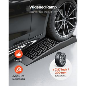 2 Rampe di Servizio per Auto Portatili a Basso Profilo, Capacità 20000 Lbs, Altezza di Sollevamento 2,56 Piedi, per Manutenzione Auto in Garage Domestico - Product Image 5