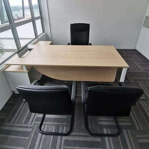 Sistema de Oficina AY, Mesa de Director Comercial Moderna en Forma de L de 7 Pies, Modelo V-B-SWE 2162 (E), Fabricada con Tablero de Aglomerado y Melamina - Product Image 3