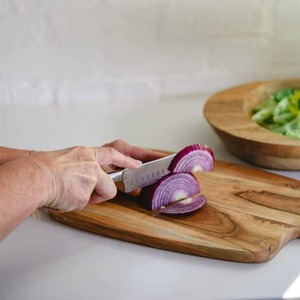Planche à découper en bois d'acacia et de hêtre, écologique, avec poignée, résistante au lave-vaisselle, antidérapante, durable et non toxique, vente en gros - Product Image 5