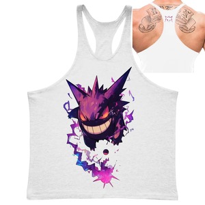 Camiseta sin mangas de poliéster de alta calidad para hombre, chaleco informal liso vintage para verano, ropa de gimnasio con logo frontal, proveedor mayorista a granel - Product Image 6