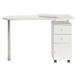 Table de manucure blanche avec tiroir pour usage professionnel - Product Image 3