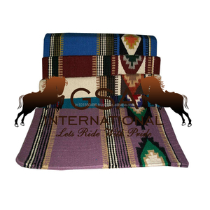 Couverture de selle en laine néo-zélandaise de haute qualité 34x36 Western Horse Pad Équipement équestre durable au meilleur prix - Product Image 2