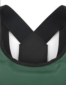 Protector de Pecho para Karate de Uso Prolongado y Duradero, Fabricado con Cuero Genuino de Primera Calidad, Nuevo Protector de Pecho para Kick Boxing y Lucha - Product Image 4
