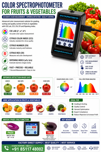 Espectrofotómetro de Color Portátil de Mano, 400-700 Nm, Resolución de 1 Nm, Apertura de 28 mm, Alta Precisión, Medición de Color ODM al 1% - Product Image 4