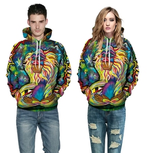 Sudadera con Capucha Holgada de Moda, con Estampado Digital 3D Africano, 100% Poliéster, de Secado Rápido, para Otoño, Venta al Por Mayor - Product Image 2