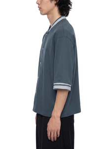 Maillot de baseball personnalisé avec logo, chemise streetwear oversize, maillot de baseball vintage à boutons, t-shirt pour homme et femme, coupe ample - Product Image 3