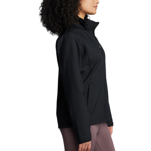 Chaqueta cortavientos softshell para mujer, más vendida, con logotipo personalizado, cuello alto, a prueba de viento, para damas. - Product Image 2