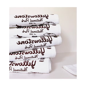 Luxury H Letter Embroidered Cotton Tea Towel 40x60 Cm 280 GSM Absorbent Quick Dry Fabric ISO 9001 Durable <b>Kitchen</b> Cleaning Use - Product Image 6