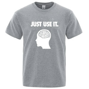 Camiseta para Hombre de Alta Calidad, 100% Algodón, Diseño Divertido Estampado, Casual, Holgada, Cuello Redondo, Estilo Hip Hop - Product Image 4